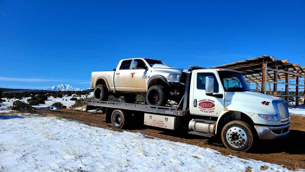 Towing near Cascade